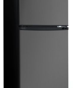 Alternative view of Danby 4.7 cu. ft. 2-door Compact Fridge in Black Stainless Steel Look
