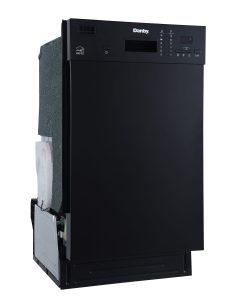 Alternative view of Danby 18″ Wide Built-in Dishwasher in Black