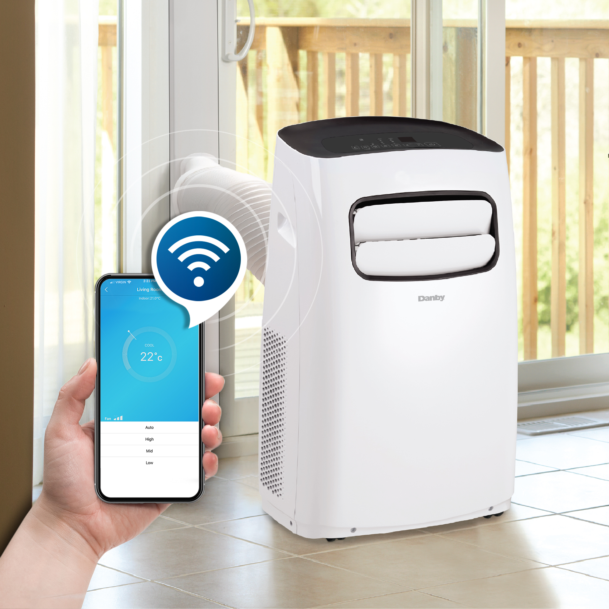 Danby 10,000 BTU Portable Air Conditioner and wireless connect - Image 6
