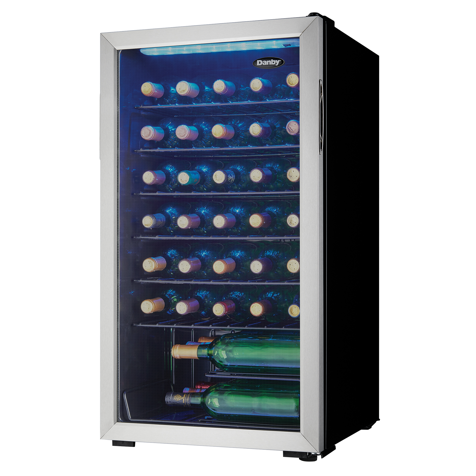 Danby 36 Bottle Free-Standing Wine Cooler in Stainless Steel - Image 3
