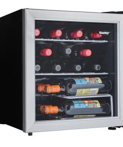 Alternative view of Danby 17 Bottle Free-Standing Wine Cooler in Platinum