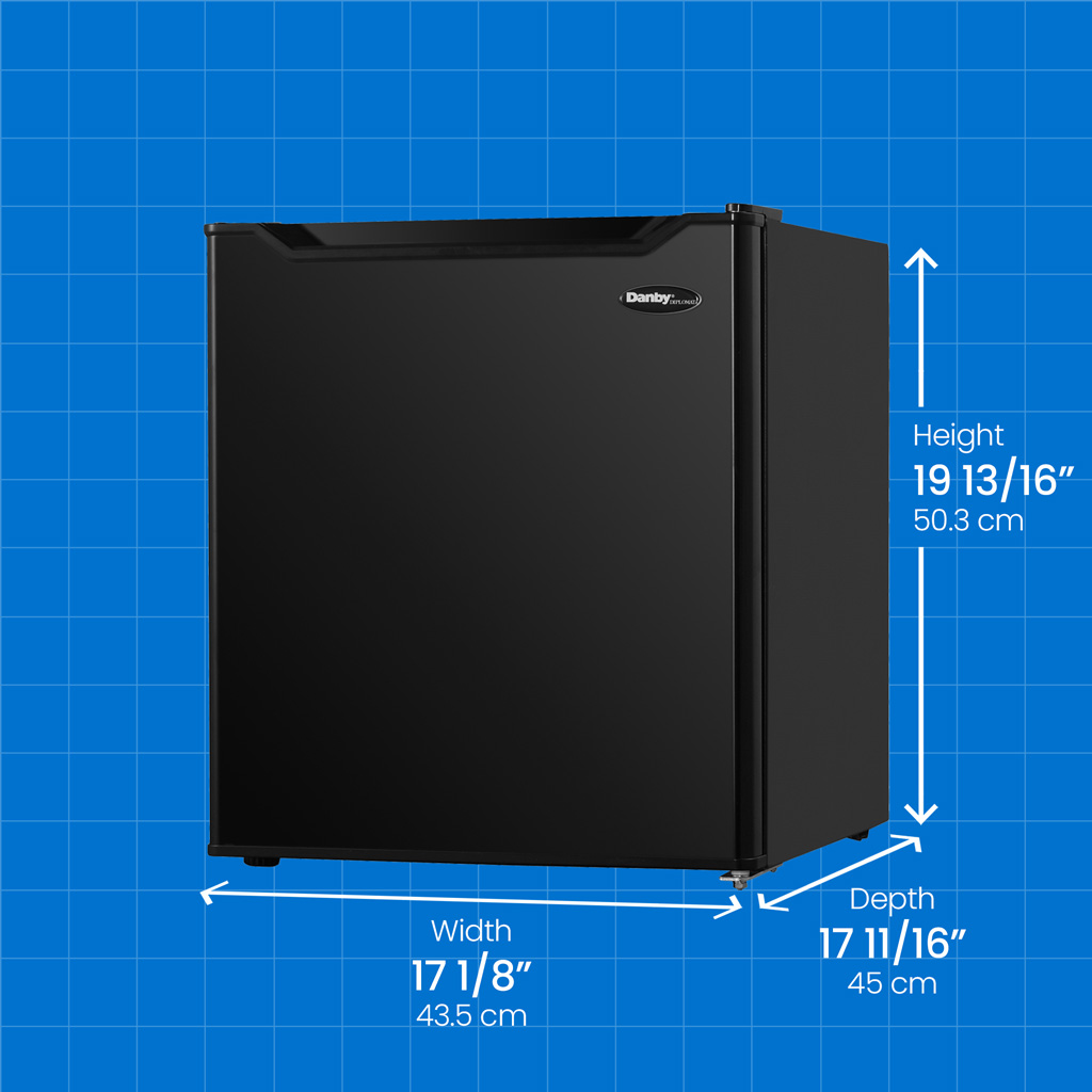 Danby 1.6 cu. ft. Compact Fridge in Black - Image 7