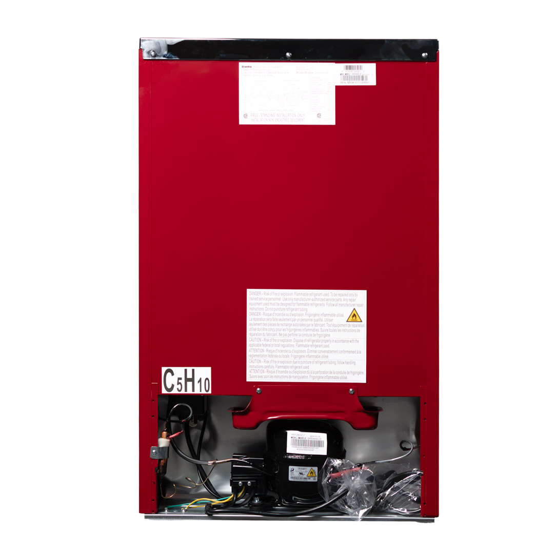 Danby 4.4 cu. ft. Contemporary Classic Compact Fridge in Metallic Red - Image 4