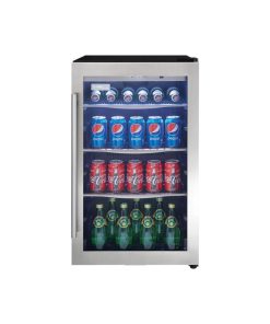 Danby 4.3 cu. ft. Free-Standing Beverage Center in Stainless Steel