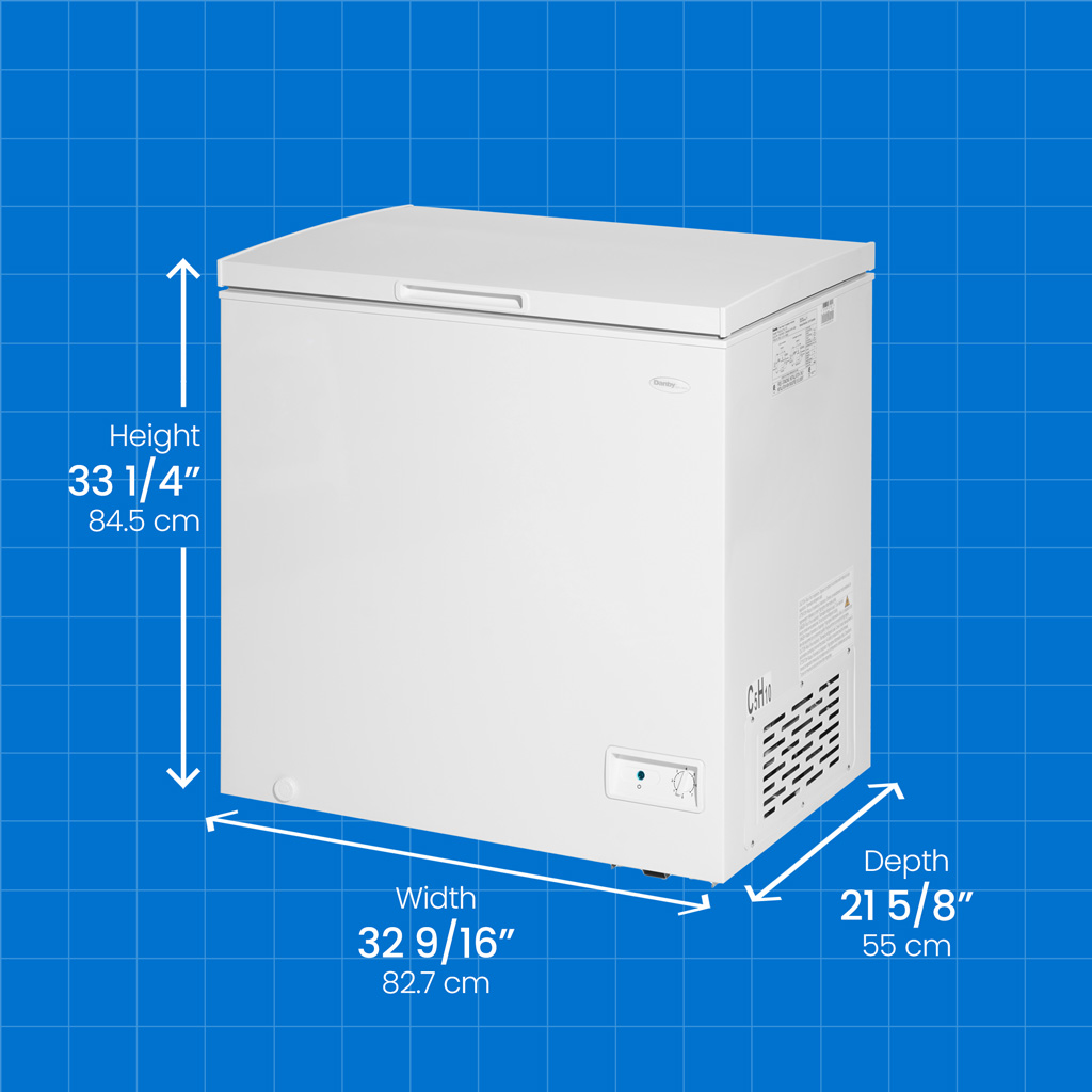 Danby 7.0 cu. ft. Square Model Chest Freezer in White - Image 9