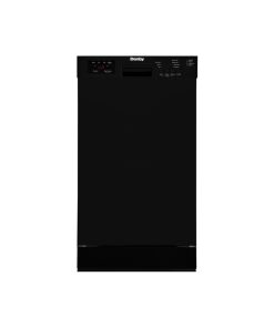 Danby 18″ Wide Built-in Dishwasher in Black