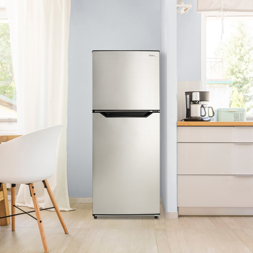 Danby 10.1 cu. ft. Apartment Size Top Mount Fridge in Stainless Steel - Image 4