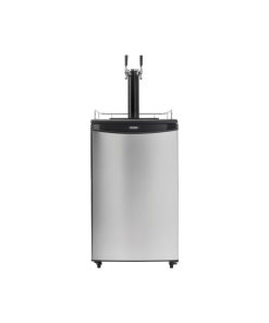 Danby 5.4 cu. ft. Dual-Tap Keg Cooler in Stainless Steel Look