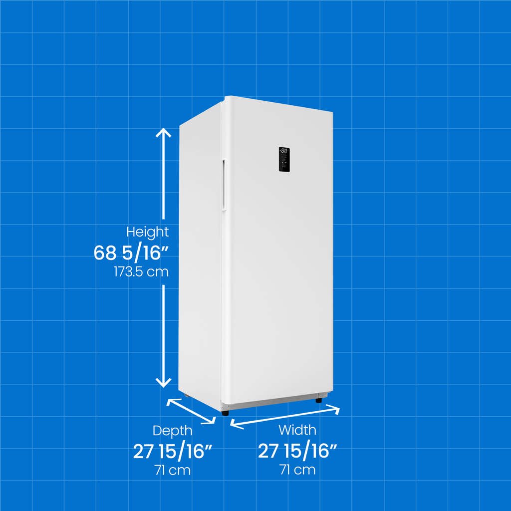 Danby 14.0 cu. ft. Frost Free Convertible Upright Freezer in White - Image 6